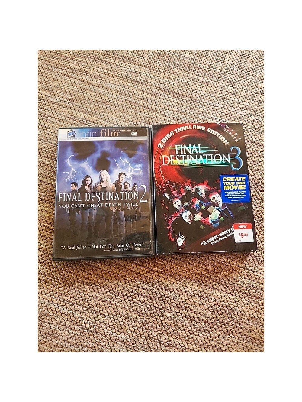 Final Destination 2 & 3 (DVD, Widescreen, 2-Disc Edition) Horror Like New Cond